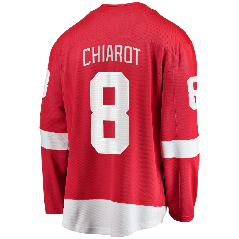 CAdoa D.Red wings #8 Ben Chiarot Red Home Breakaway Player Jerseys