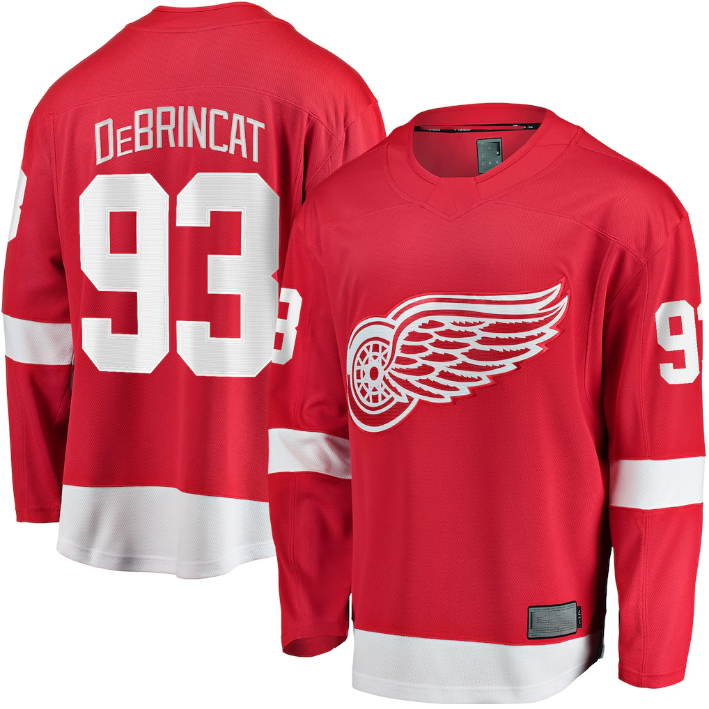 CAdoa D.Red wings #93 Alex DeBrincat Red Breakaway Jerseys