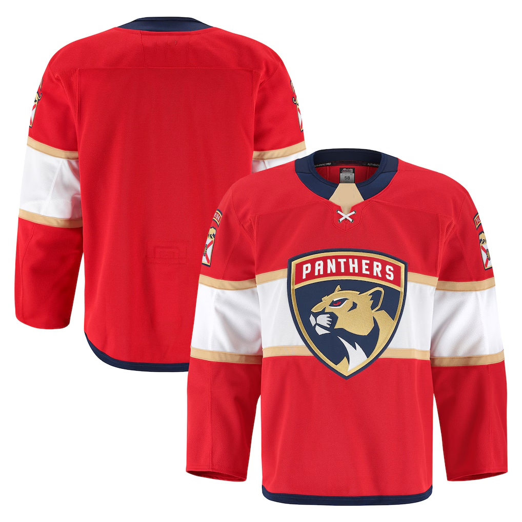 CAdoa F.Panthers Red Home Authentic Pro Jerseys