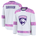 CAdoa F.Panthers White Hockey Fights Cancer Survivor Practice Jerseys