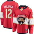CAdoa F.Panthers #12 Jonah Gadjovich Red Premier Breakaway Player Jerseys