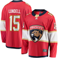 CAdoa F.Panthers F.Panthers #15 Anton Lundell Red Home Breakaway Player Jerseys