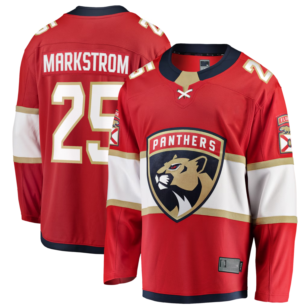 CAdoa F.Panthers #29 Jacob Markstrom Red Home Breakaway Jerseys