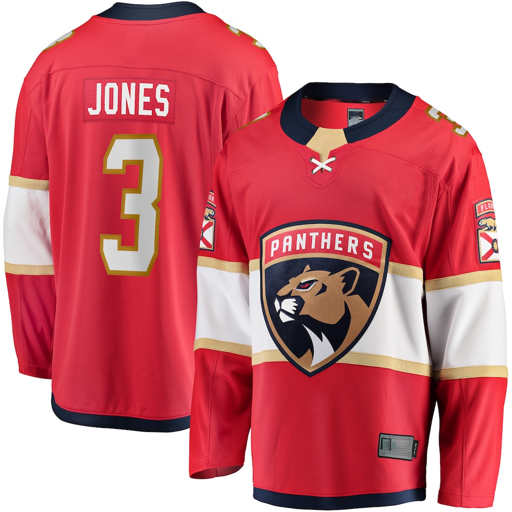 CAdoa F.Panthers #3 Seth Jones Red Home Breakaway Jerseys