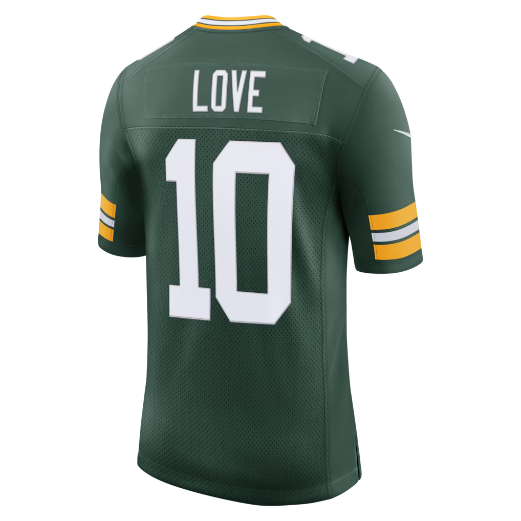 CAdoa GB.Packers #10 Jordan Love Green Vapor Untouchable Stitched Limited Jerseys