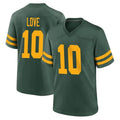 CAdoa GB.Packers #10 Jordan Love Player Green Alternate Home Game Stitched Jerseys
