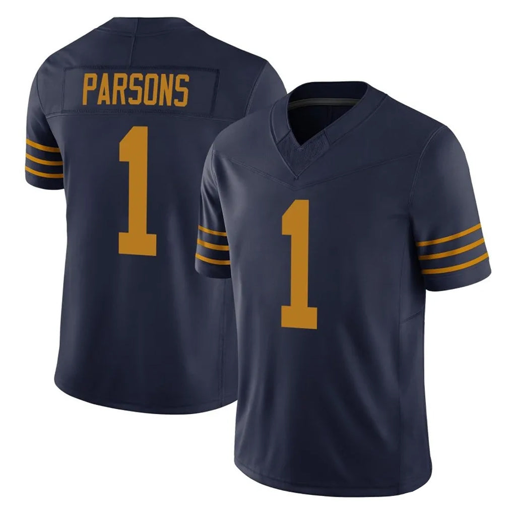CAdoa GB.Packers #1 Micah Parsons Player Navy The 1923 Classic Vapor F.U.S.E. Home Game Stitched Jerseys