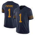 CAdoa GB.Packers #1 Micah Parsons Player Navy The 1923 Classic Vapor F.U.S.E. Home Game Stitched Jerseys