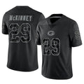 CAdoa GB.Packers #29 Xavier McKinney Player Black RFLCTV Limited Stitched Jerseys