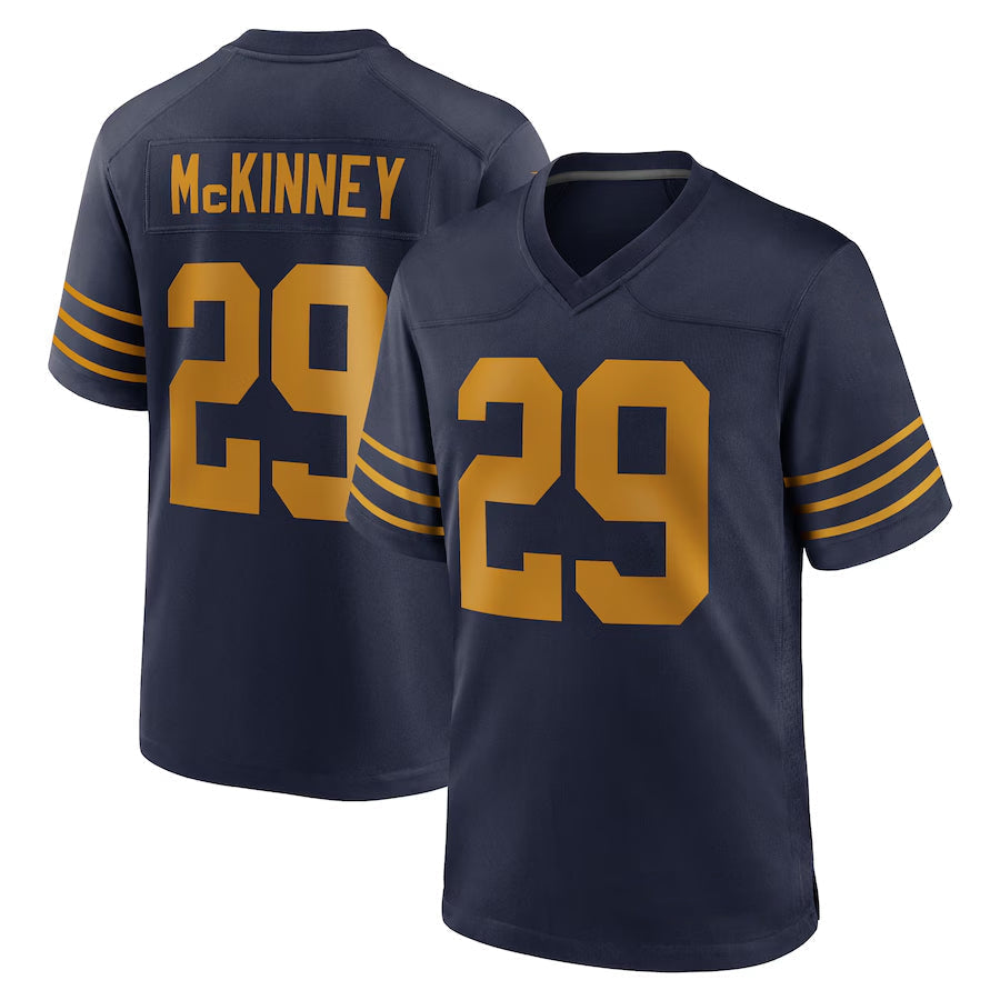 CAdoa GB.Packers #29 Xavier McKinney Player Navy The 1923 Classic Game Stitched Jersey