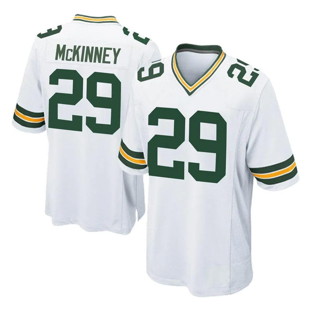 CAdoa GB.Packers #29 Xavier McKinney Player White Home Game Stitched Jerseys