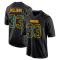 CAdoa GB.Packers #33 Evan Williams Player Black Fashion Home Game Stitched Jerseys