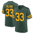 CAdoa GB.Packers #33 Evan Williams Player Green Alternate Home Game Stitched Jerseys
