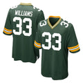 CAdoa GB.Packers #33 Evan Williams Player Green Home Game Stitched Jerseys