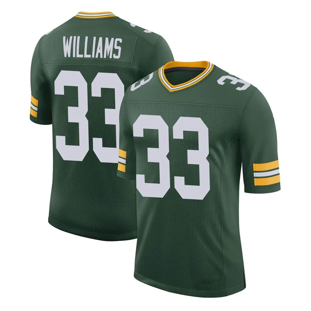 CAdoa GB.Packers #33 Evan Williams Player Green Limited Classic Home Game Stitched Jerseys