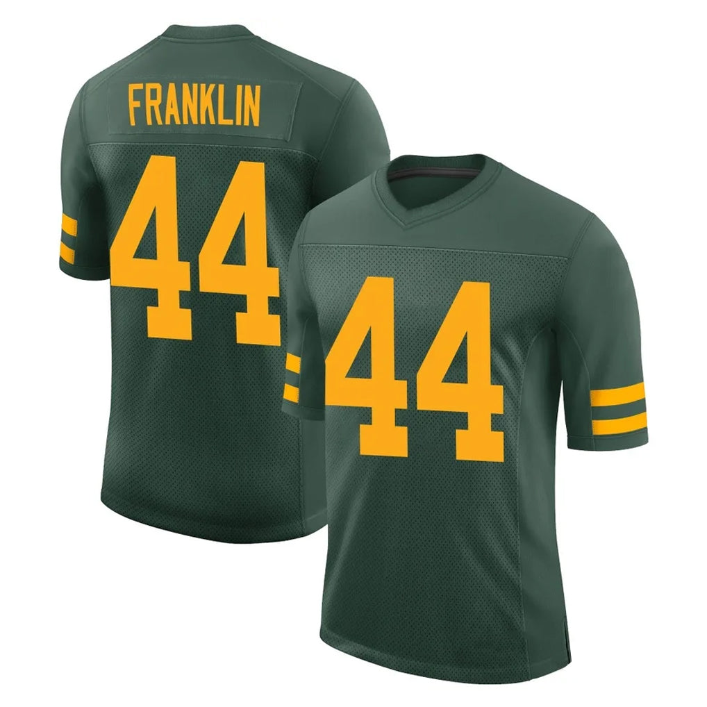CAdoa GB.Packers #44 Zaire Franklin Player Green Alternate Vapor Home Game Stitched Jerseys