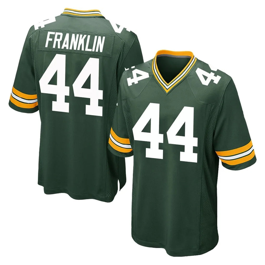 CAdoa GB.Packers #44 Zaire Franklin Player Green Home Game Stitched Jerseys
