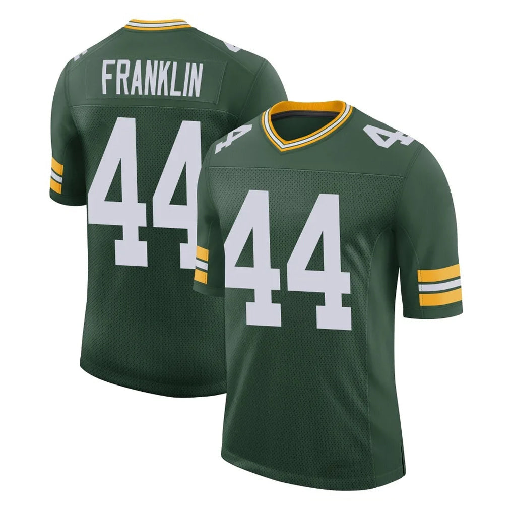 CAdoa GB.Packers #44 Zaire Franklin Player Green Limited Classic Home Game Stitched Jerseys