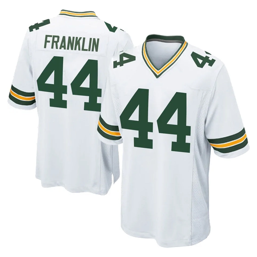 CAdoa GB.Packers #44 Zaire Franklin Player White Home Game Stitched Jerseys