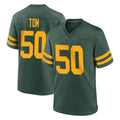 CAdoa GB.Packers #50 Zach Tom Player Green Alternate Home Game Stitched Jerseys