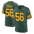 CAdoa GB.Packers #56 Edgerrin Cooper Player Green Alternate Home Game Stitched Jerseys