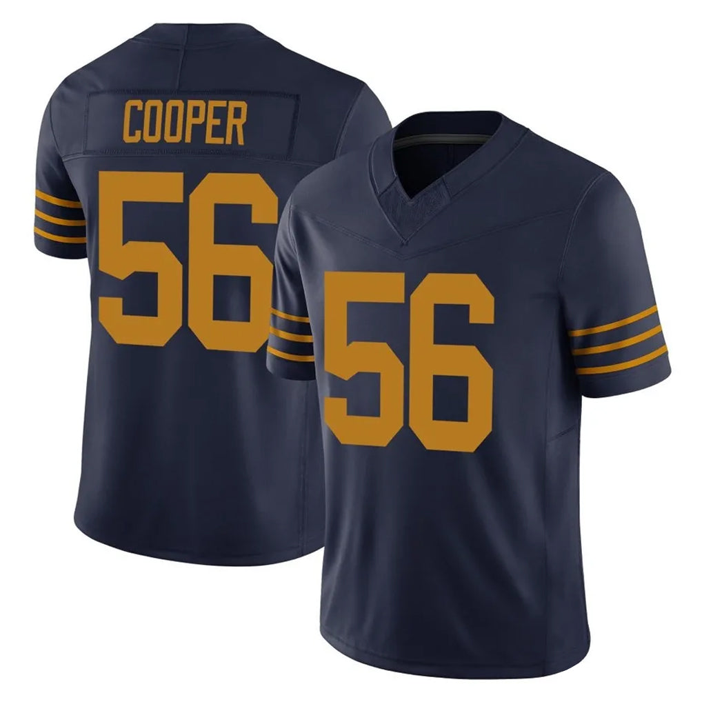 CAdoa GB.Packers #56 Edgerrin Cooper Player Navy The 1923 Classic Vapor F.U.S.E. Home Game Stitched Jerseys