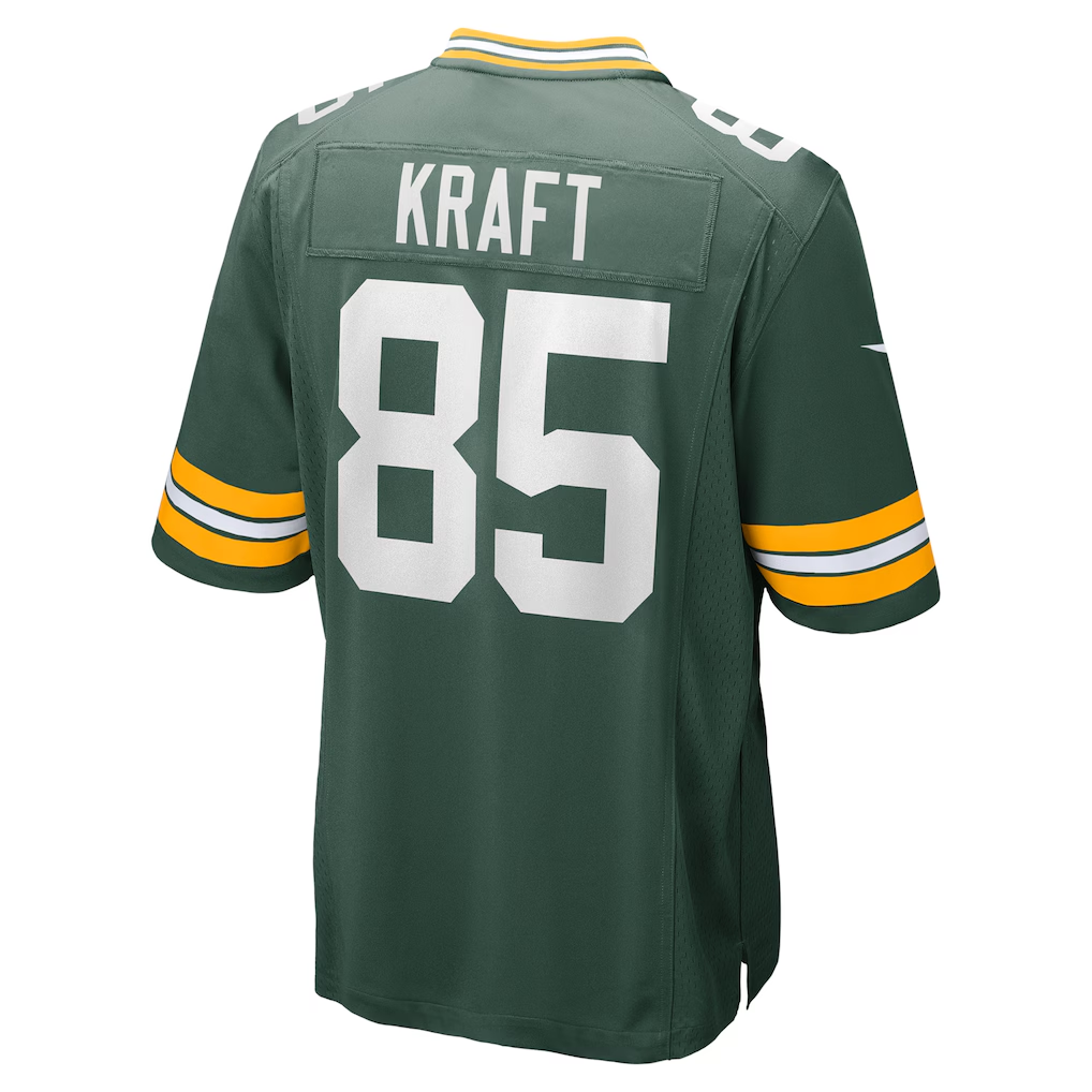 CAdoa GB.Packers #85 Tucker Kraft Green Game Stitched Jerseys