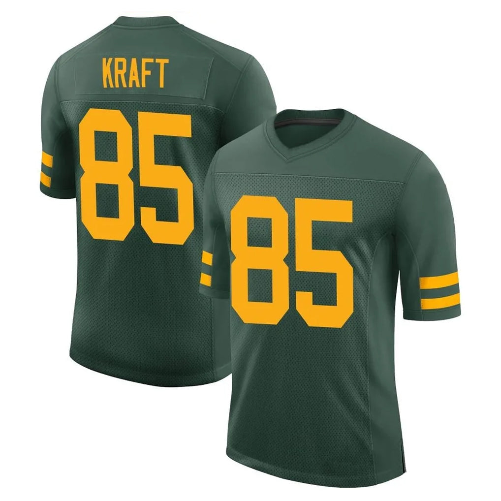 CAdoa GB.Packers #85 Tucker Kraft Player Green Alternate Vapor Home Game Stitched Jerseys
