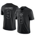CAdoa GB.Packers #8 Josh Jacobs Player Black RFLCTV Limited Stitched Jerseys