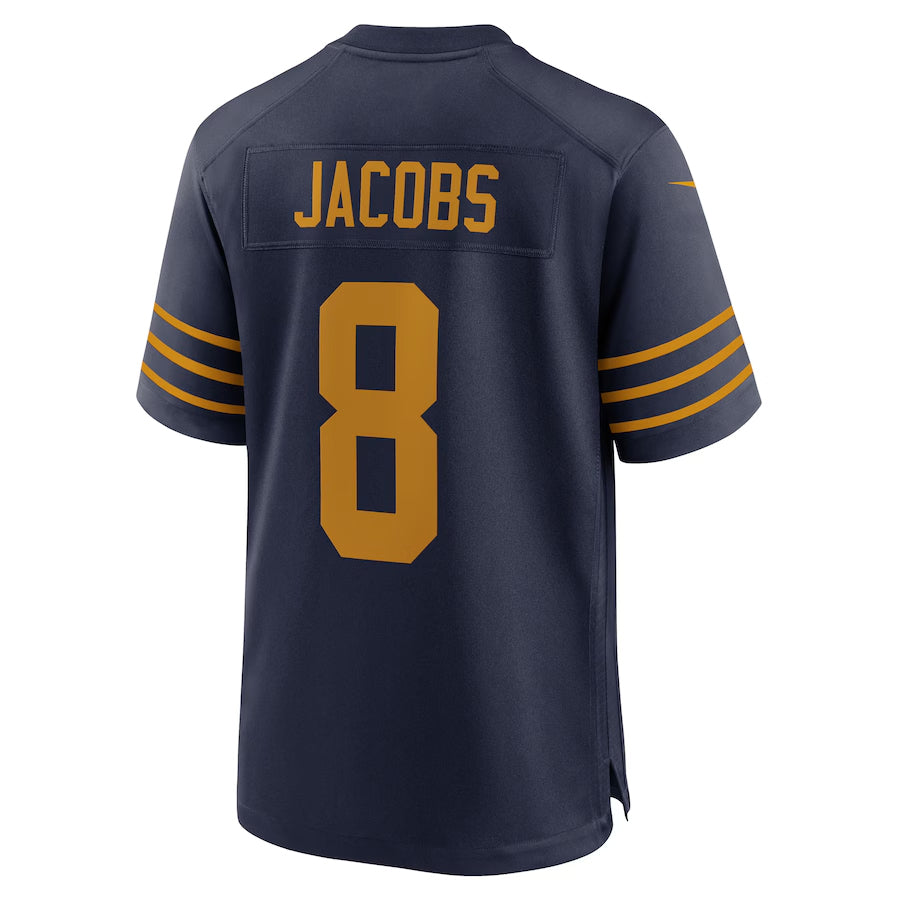CAdoa GB.Packers #8 Josh Jacobs Player Navy The 1923 Classic Game Stitched Jerseys