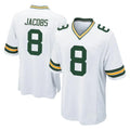 CAdoa GB.Packers #8 Josh Jacobs Player White Home Game Stitched Jerseys