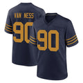 CAdoa GB.Packers #90 Lukas Van Ness Player Navy The 1923 Classic Home Game Stitched Jerseys