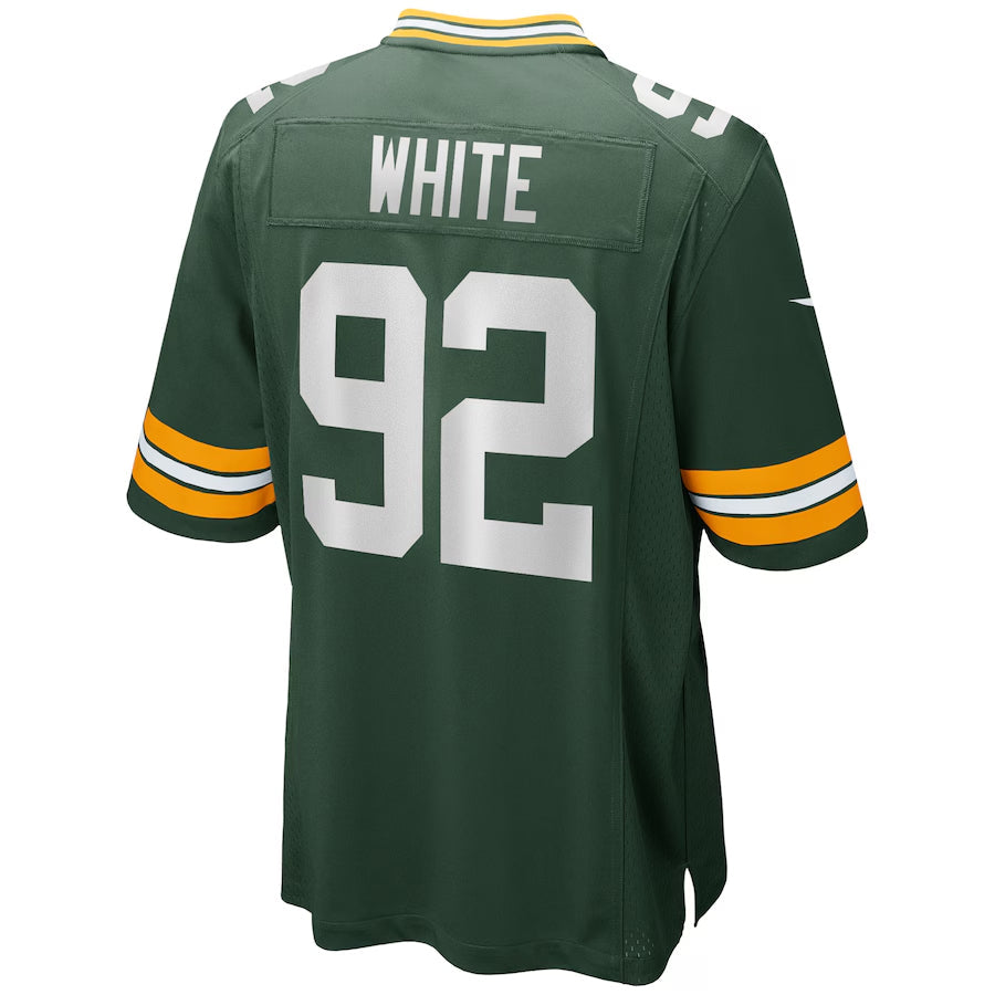 CAdoa GB.Packers #92 Reggie White Player Green Home Game Stitched Jerseys