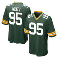 CAdoa GB.Packers #95 Devonte Wyatt Player Green Home Game Stitched Jerseys