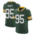 CAdoa GB.Packers #95 Devonte Wyatt Player Green Vapor Untouchable Limited Home Game Stitched Jerseys
