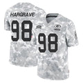 CAdoa GB.Packers #98 Javon Hargrave Player Arctic Camo Salute To Service Limited Stitched Jerseys