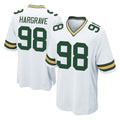 CAdoa GB.Packers #98 Javon Hargrave Player White Home Game Stitched Jerseys