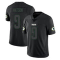 CAdoa GB.Packers #9 Christian Watson Player Black Impact Limited Home Game Stitched Jerseys