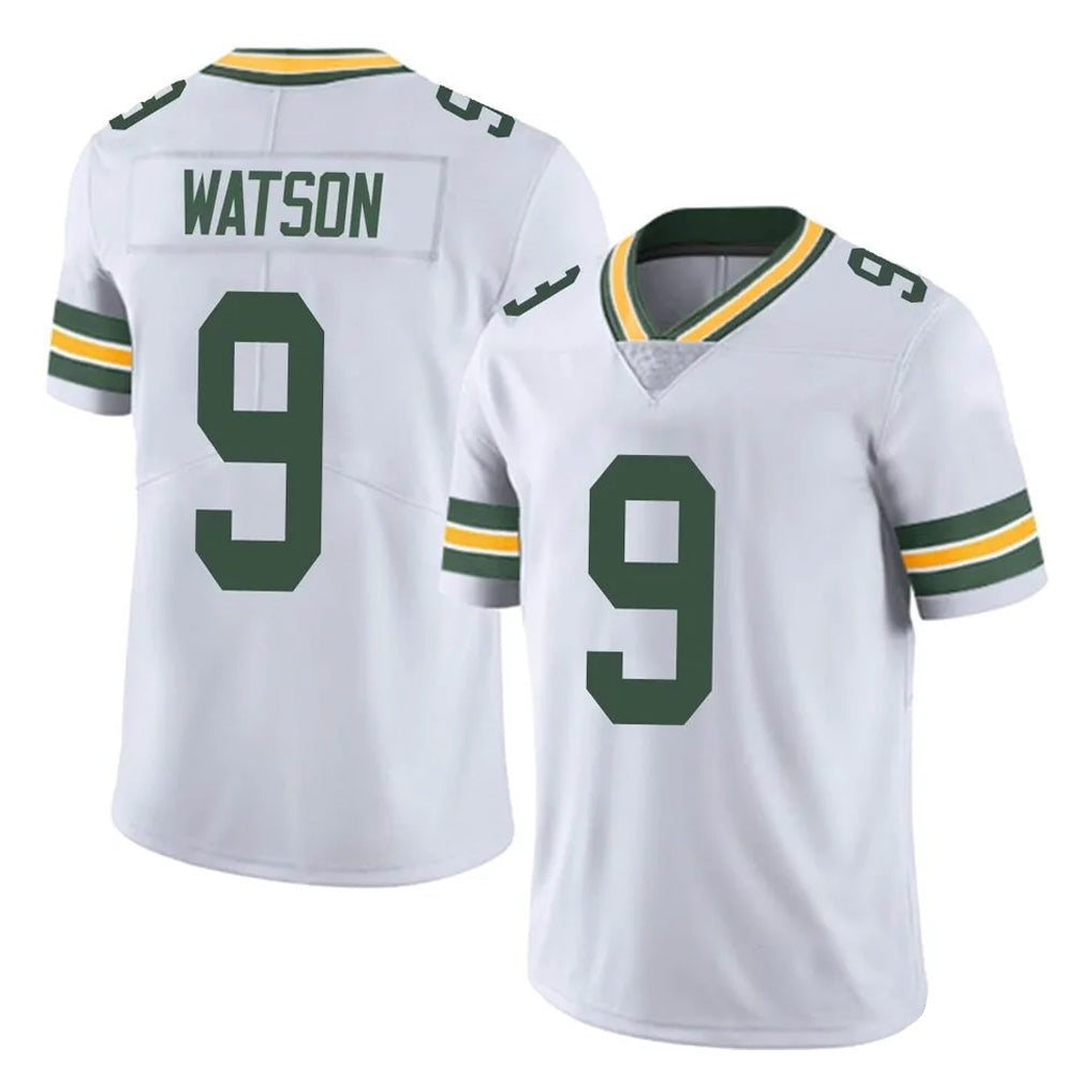 CAdoa GB.Packers #9 Christian Watson Player White Vapor Untouchable Limited Home Game Stitched Jerseys