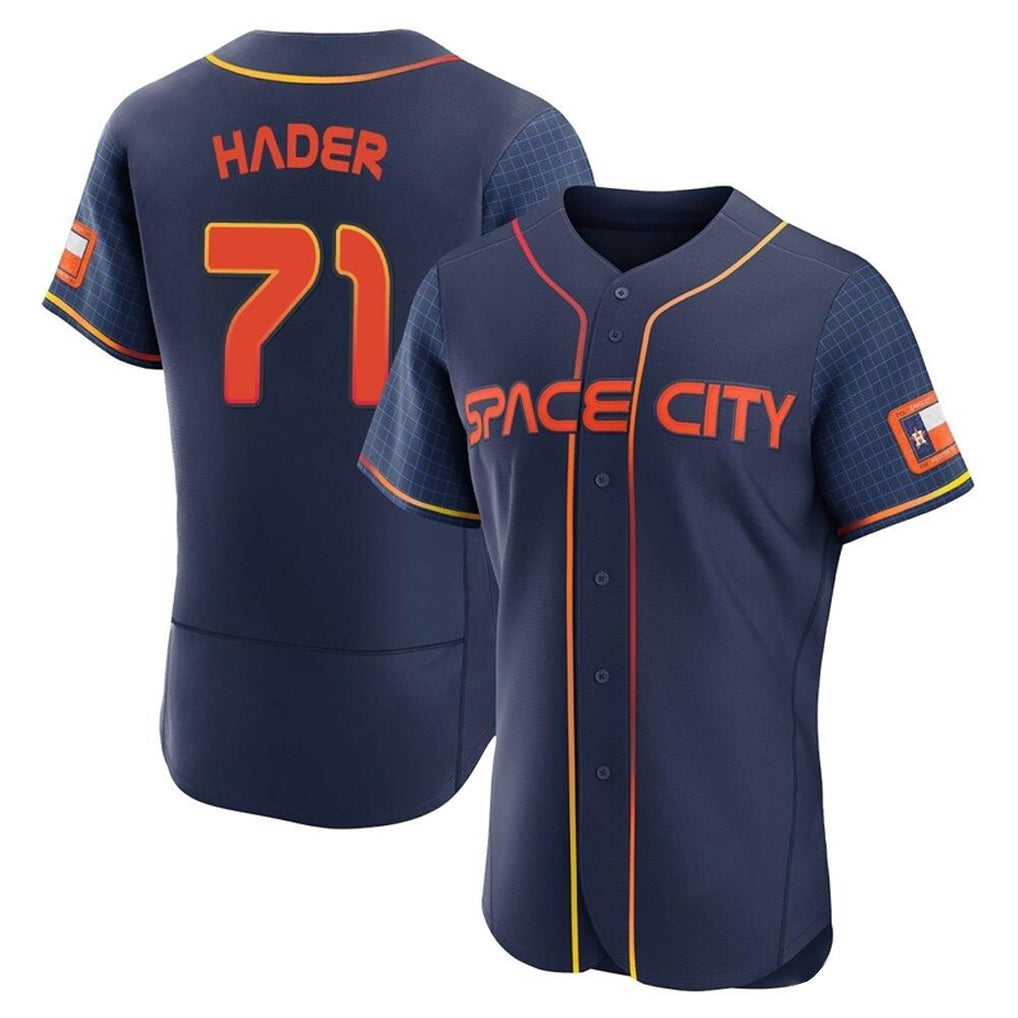 CAdoa H.Astros #71 Josh Hader Player Navy City Connect Limited Elite Home Stitched Jerseys