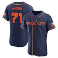 CAdoa H.Astros #71 Josh Hader Player Navy City Connect Limited Elite Home Stitched Jerseys