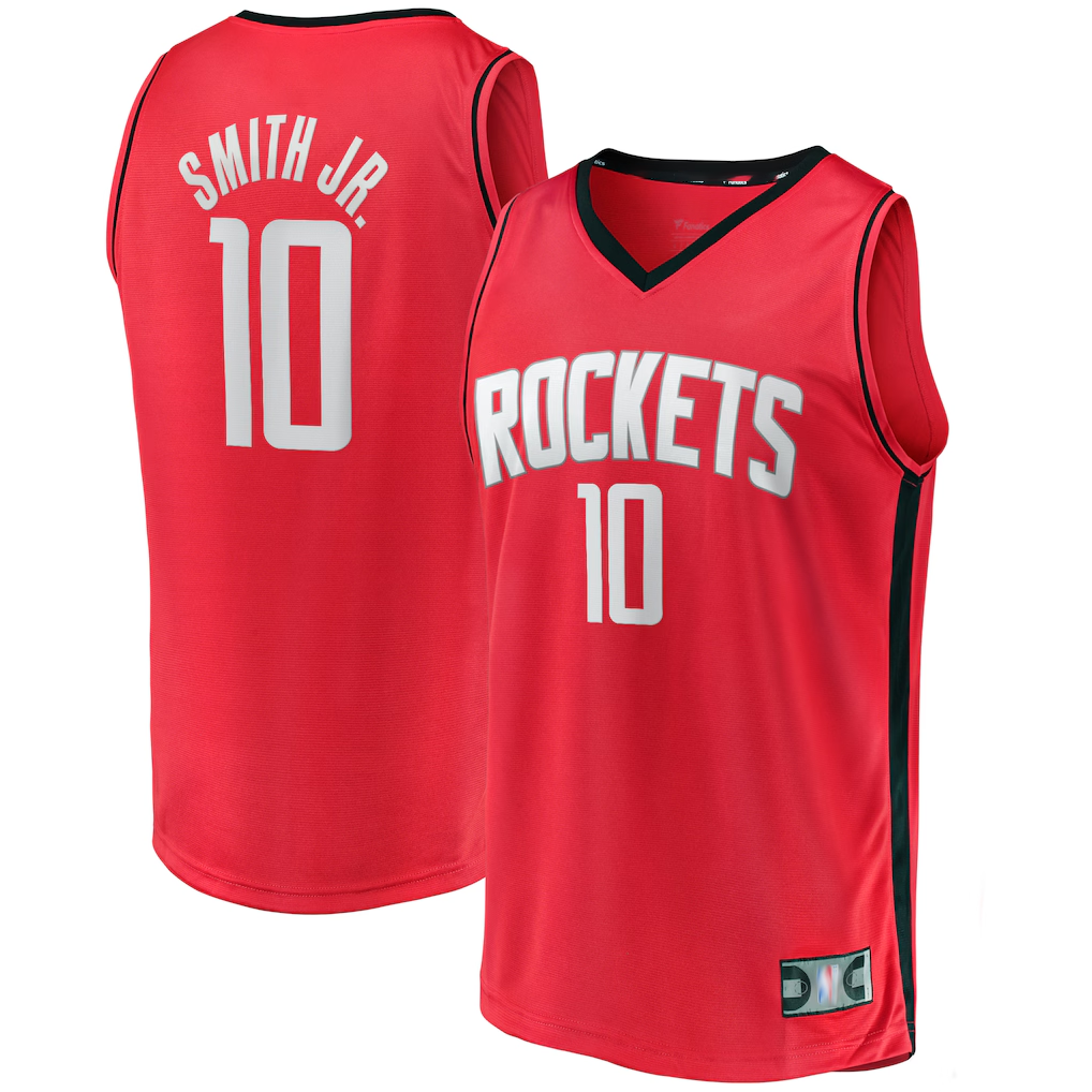CAdoa H.Rockets H.Rockets #10 Jabari Smith Jr. Red Fast Break Replica Player Stitched Jerseys-Icon Edition