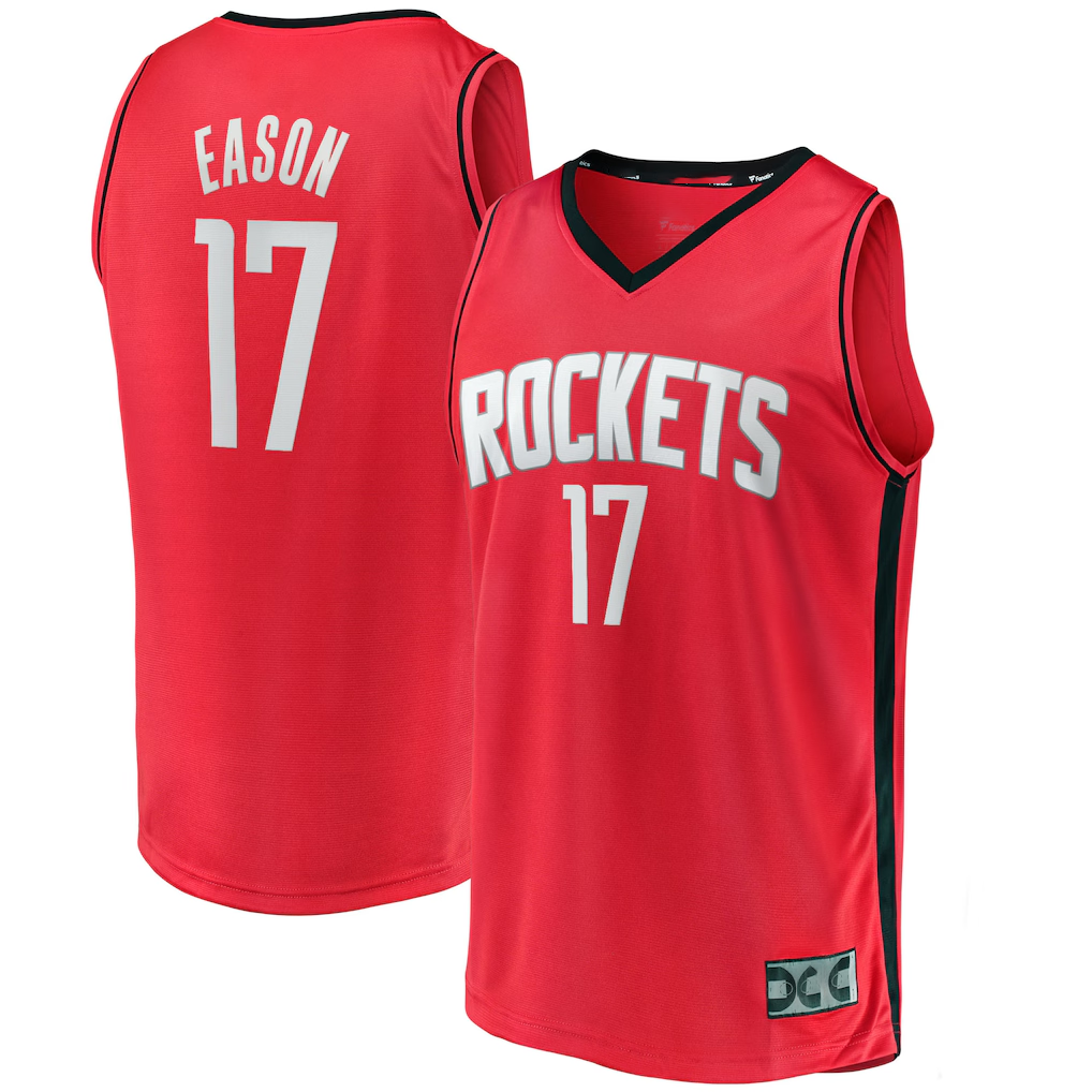 CAdoa H.Rockets #17 Tari Eason Red Fast Break Replica Player Stitched Jerseys-Icon Edition