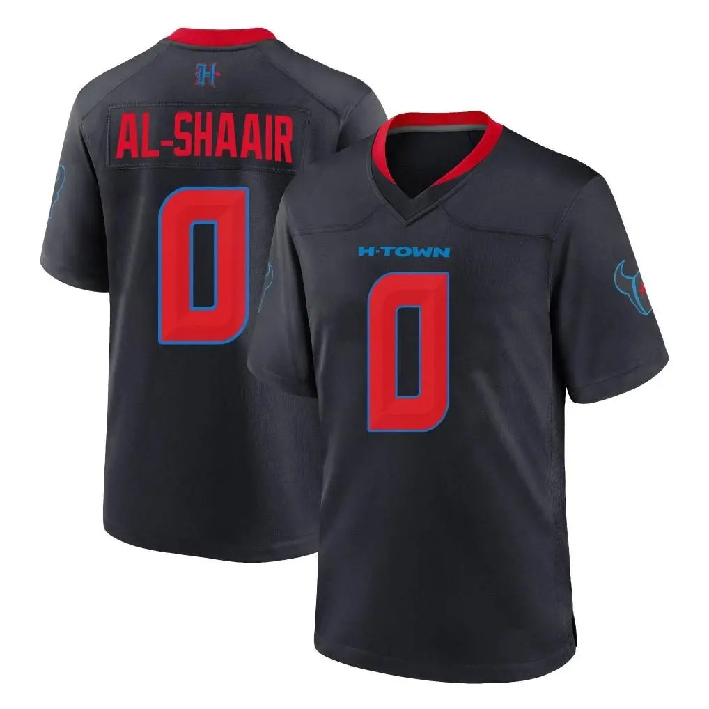 CAdoa H.Texans #0 Azeez Al-Shaair Player Navy 2nd Alternate Home Game Stitched Jerseys