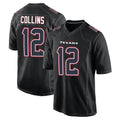 CAdoa H.Texans #12 Nico Collins Player Black Fashion Home Game Stitched Jerseys