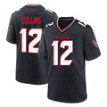 CAdoa H.Texans #12 Nico Collins Player Navy Team Home Game Stitched Jerseys