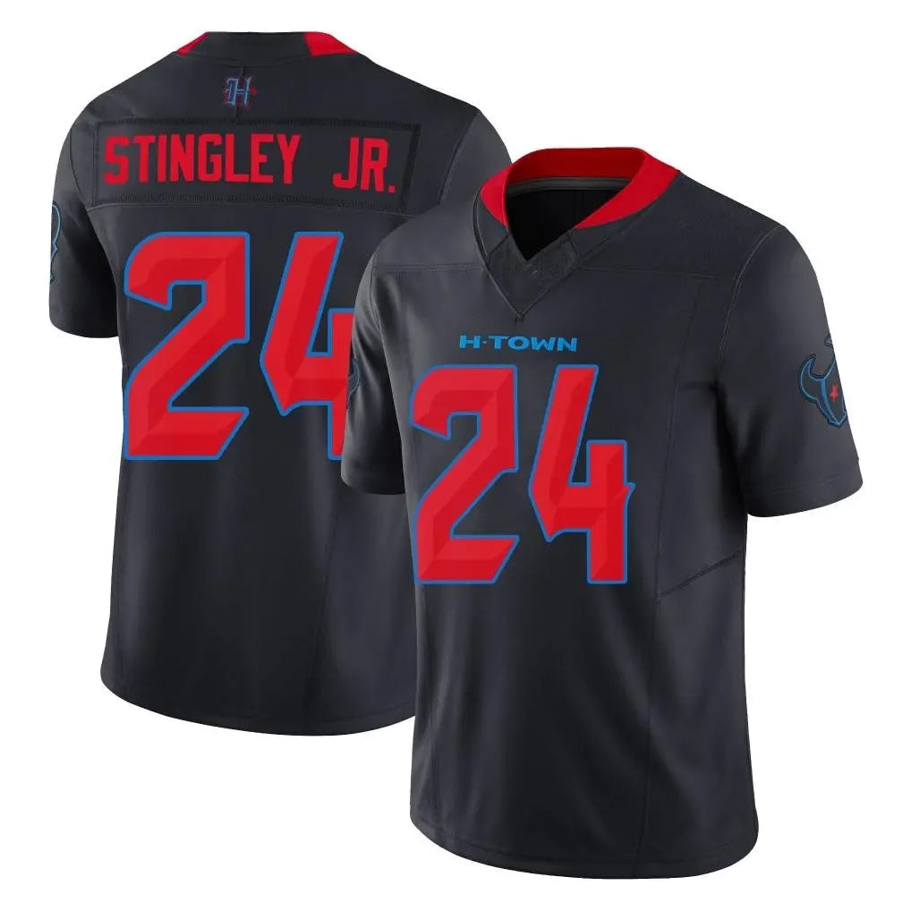 CAdoa H.Texans #24 Derek Stingley Jr. Player Navy Limited 2nd Alternate Vapor F.U.S.E. Home Game Stitched Jerseys