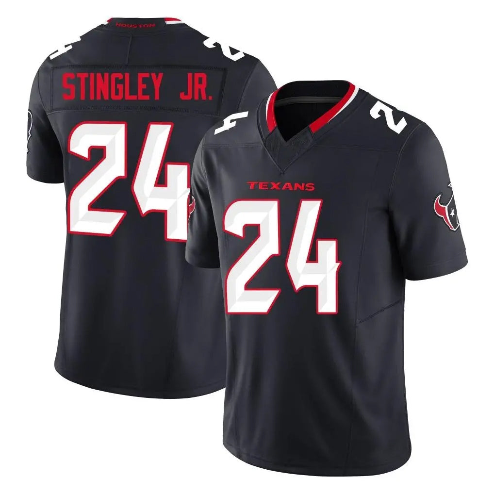 CAdoa H.Texans #24 Derek Stingley Jr. Player Navy Limited Alternate Vapor F.U.S.E. Home Game Stitched Jerseys