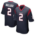 CAdoa H.Texans #2 Calen Bullock Player Navy Home Game Stitched Jerseys