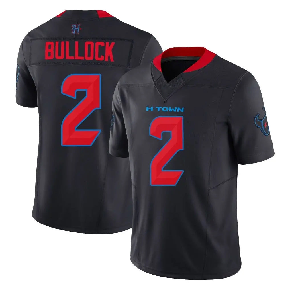 CAdoa H.Texans #2 Calen Bullock Player Navy Limited 2nd Alternate Vapor F.U.S.E. Home Game Stitched Jerseys